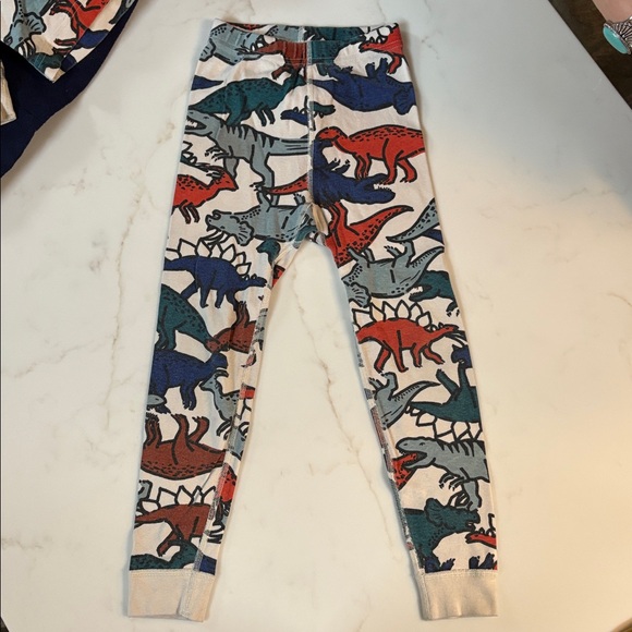 Hanna Andersson Dinosaur Long Sleeve Shirt - Red, Blue, Cream - Picture 3 of 3